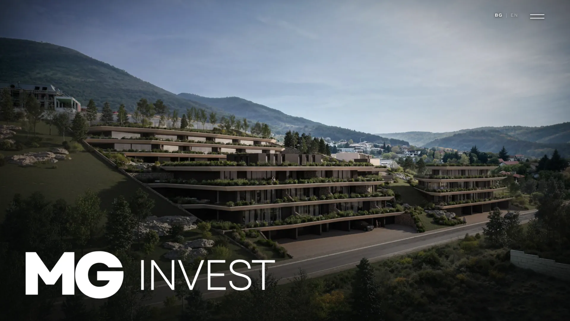MG Invest desktop view